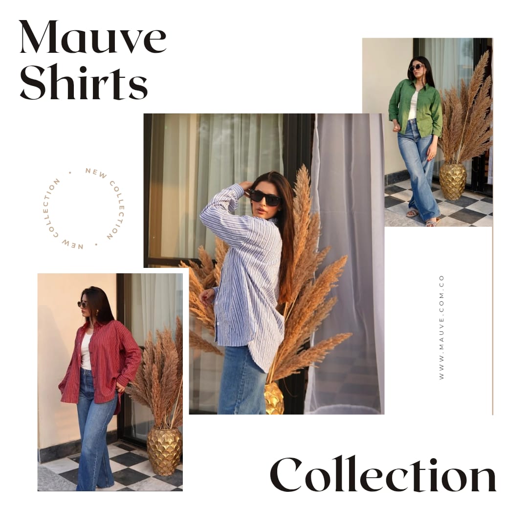 A collection of women's daily wear shirts in soft fabric.